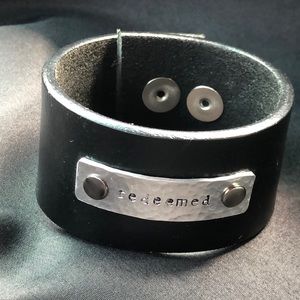 Leather Redeemed Bracelet